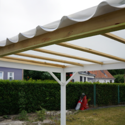 Installation de pergola en PVC Noyon